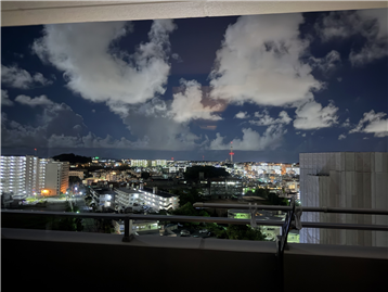 バルコニーからの夜景