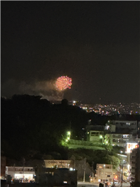 バルコニーからの夜景