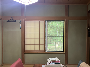 和室からの景色