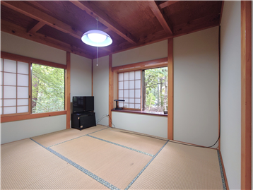 和室1を居室入口側より