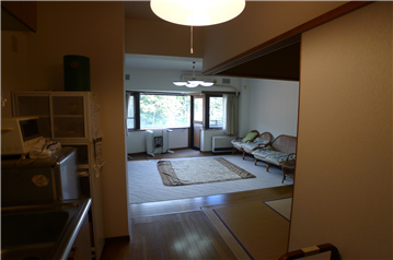 LDK（キッチンから撮影）