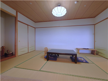 和室をリビング側より
