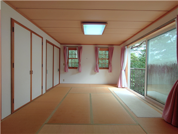 和室2を和室1側より