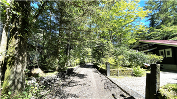 前面道路(北東方向を撮影)