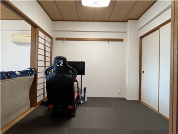 和室(キッチンカウンター方向から撮影)