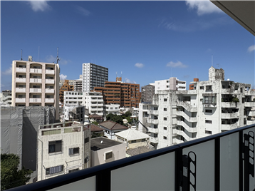 バルコニーからの眺望/北方向を撮影
