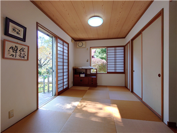 和室をLDK側より