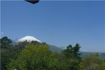 LDKから望む富士山/南西方向を撮影