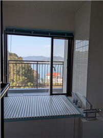 浴室からも猪鼻湖の眺望が楽しめます