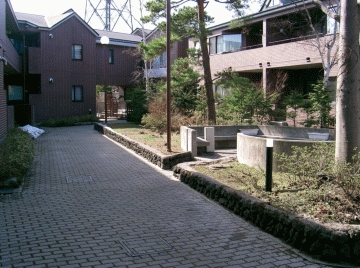 クレセント軽井沢中庭