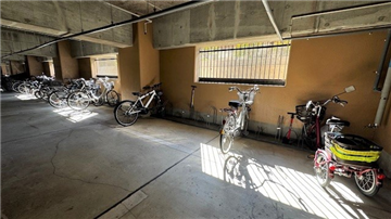 屋内自転車置場