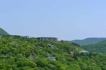 元箱根別荘地から見る大芝エリア