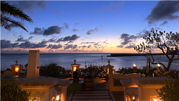 デポアイランド・ボードウォークからのサンセット