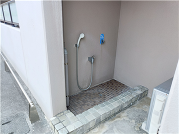 ペット足洗い場